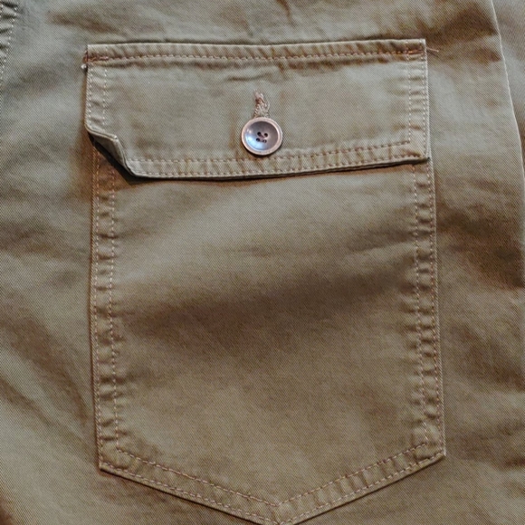 ZARA WOMAN the worker straight olive pants - Picture 6 of 11